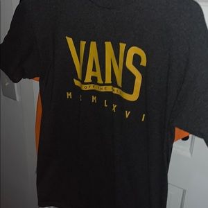 Grey and Yellow Vans Tee